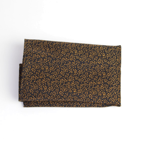 Einstecktuch braun mit feinem Muster