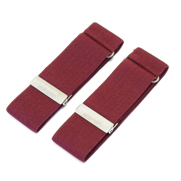 Breite Ärmelhalter in weinrot